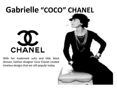 coco chanel presentatie|Coco Chanel.